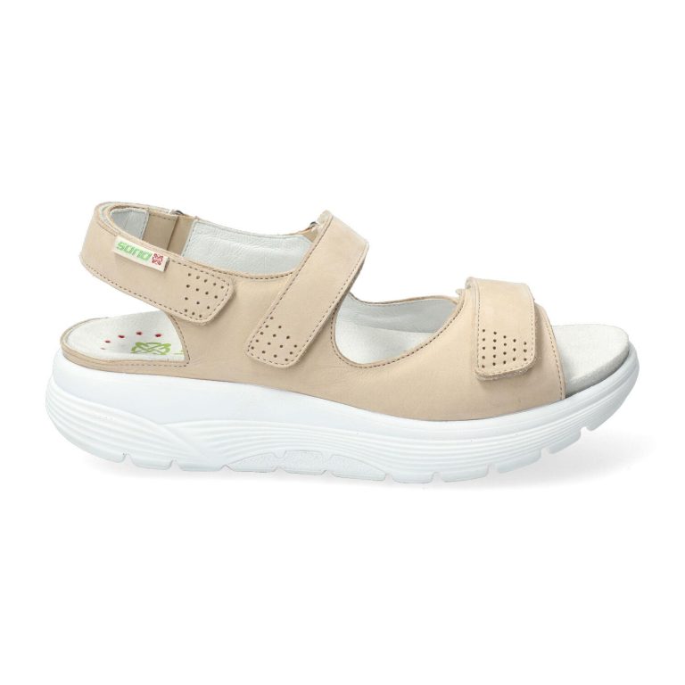 Sano by Mephisto NORINE - rollende dames sandaal - extra breed (h) - beige